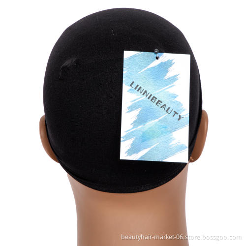 Linni Beauty Free shipping breathable stretchable nylon stocking sample black net wig net cap